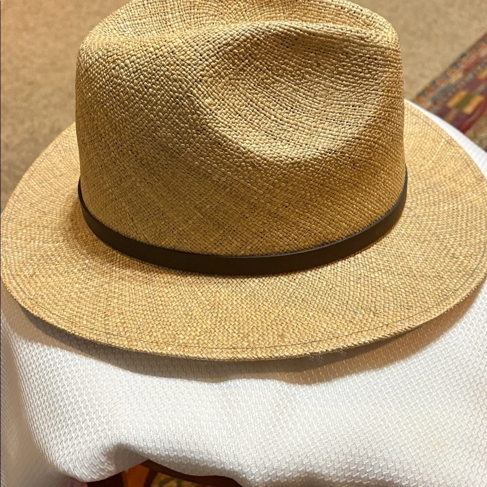 Country Gentleman Men's Tan Fedora Hat with Brown Band